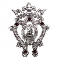 Large <br>Clan Nicolson Crest Luckenbooth Brooch